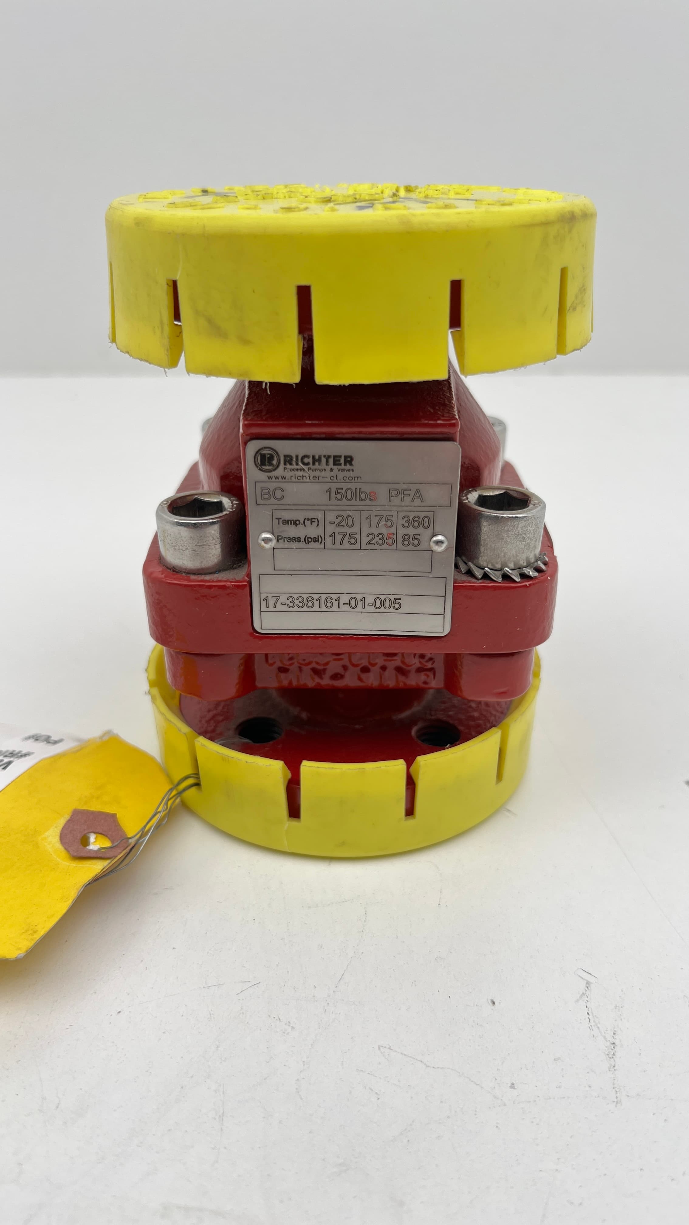 Richter 17-336161-01-005 1/2" PFA Lined Ball Check Valve