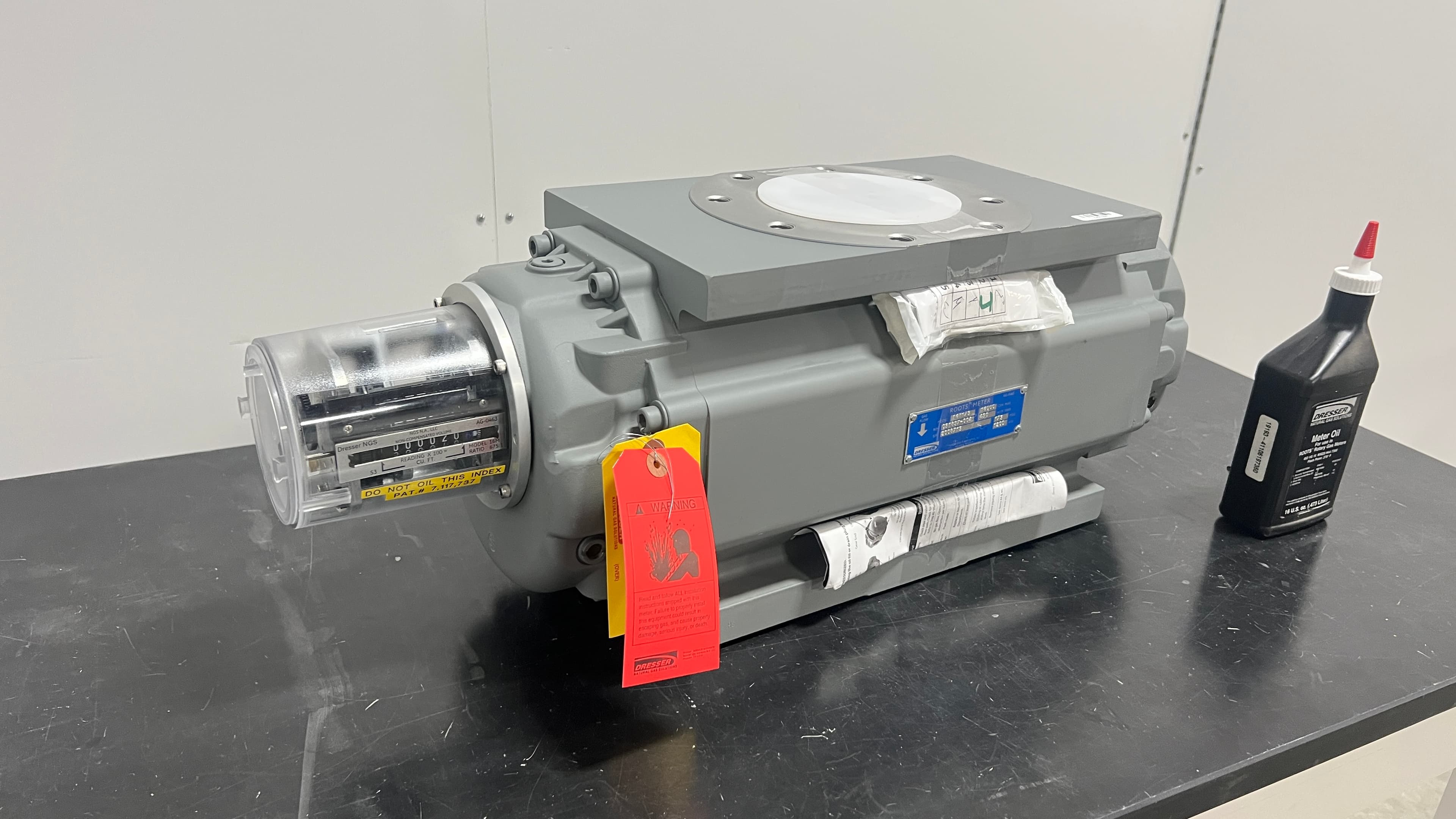 Dresser 16M175 Roots Rotary Gas Meter, 160000 CFH