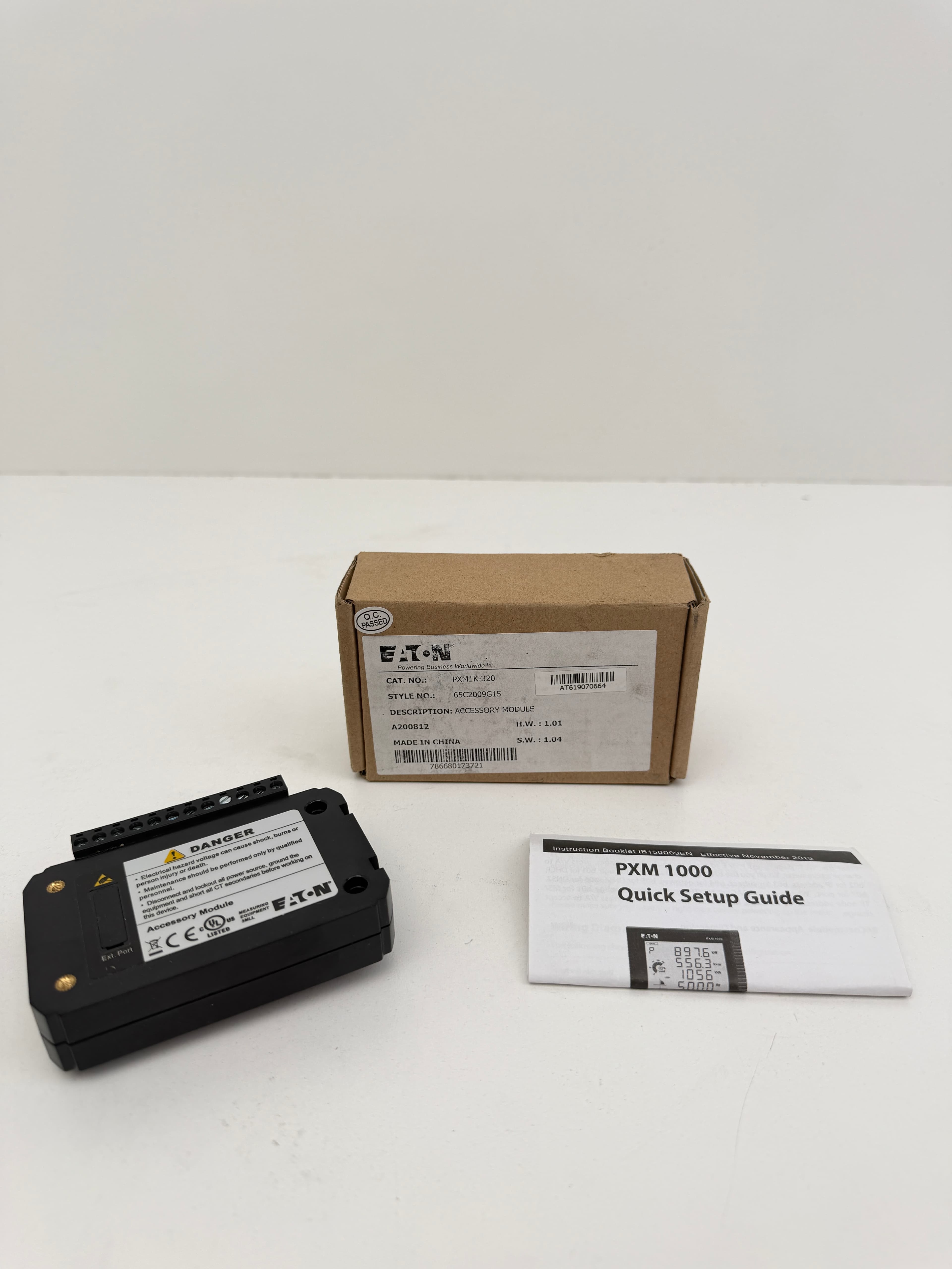Eaton PXM1K-320 Power Xpert Meter 1000 I/O Expansion Module 4DI 2RO 2AI 0-20mA