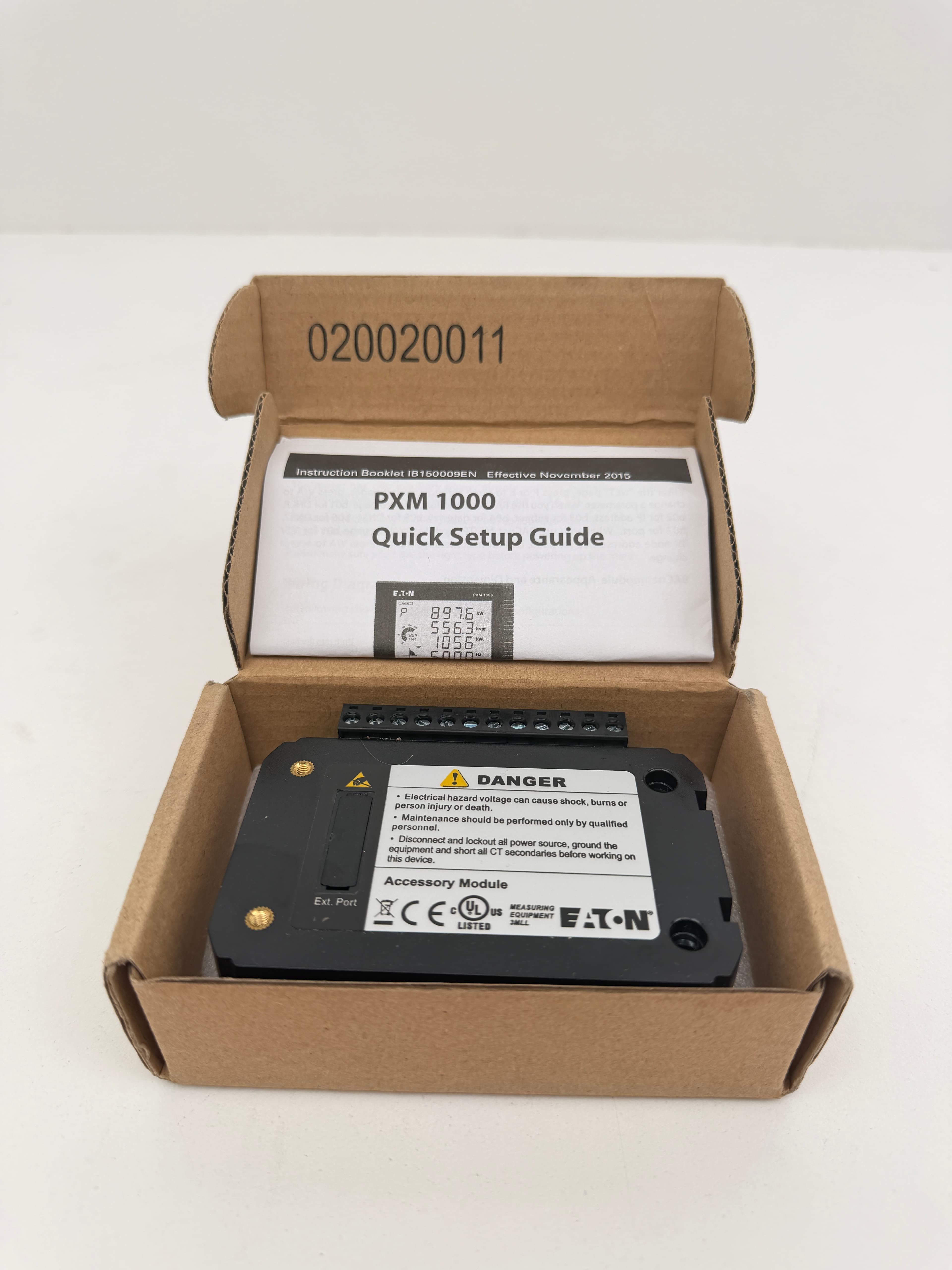 Eaton PXM1K-320 Power Xpert Meter 1000 I/O Expansion Module 4DI 2RO 2AI 0-20mA