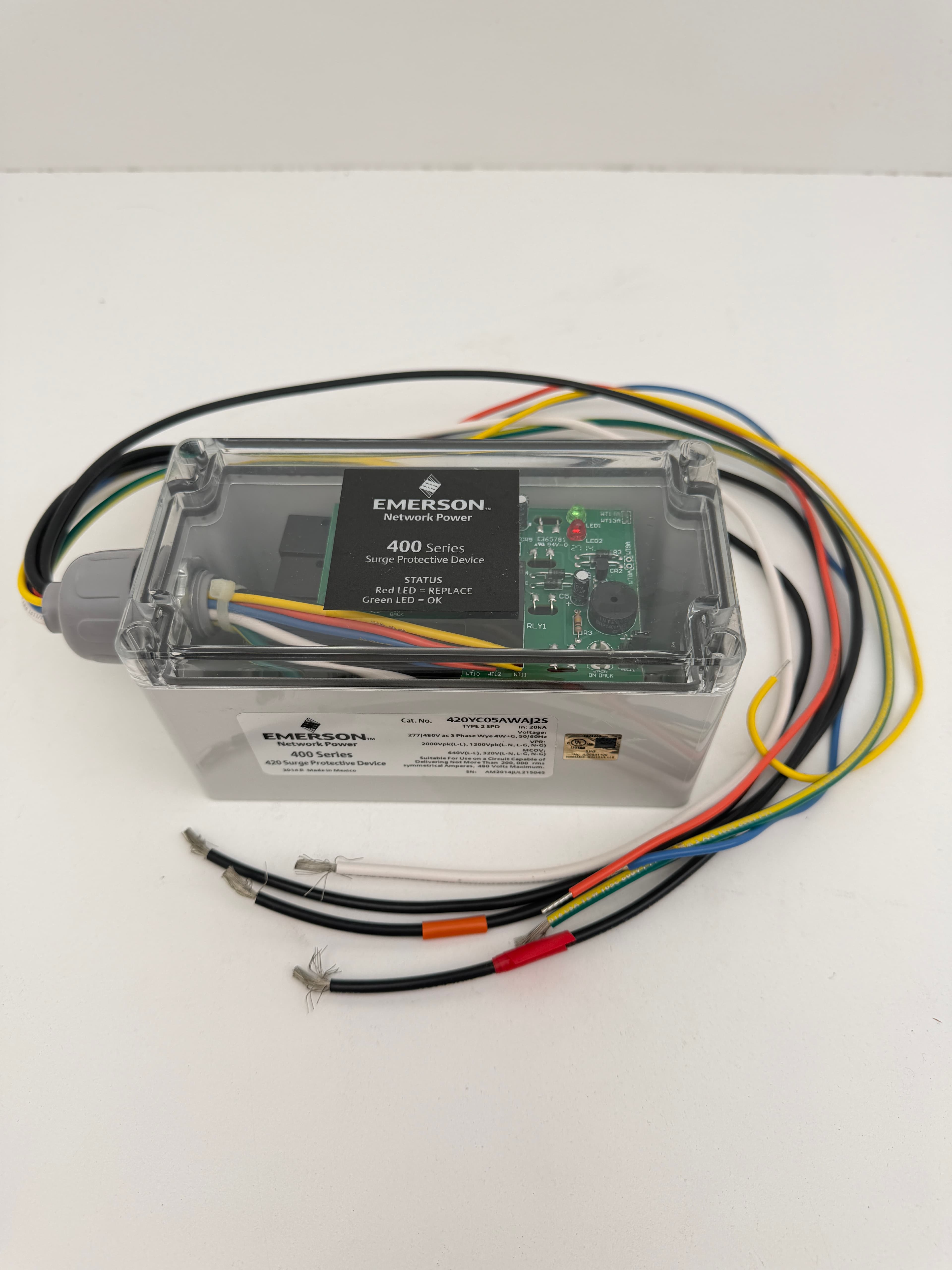 Emerson 420YC05AWAJ2S 420 Series Surge Protective Device