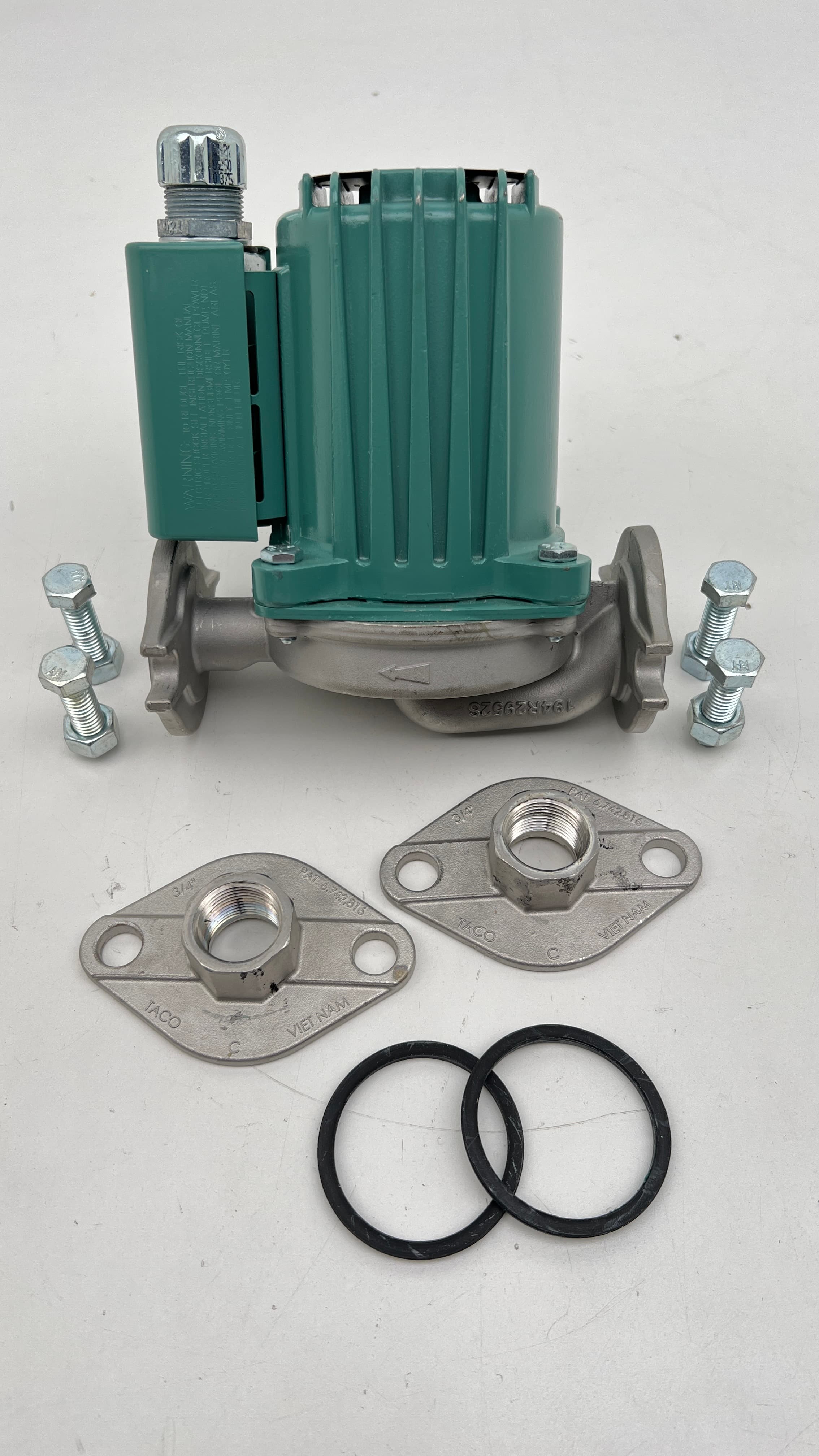 Taco 009-SF5 Stainless Steel Cartridge Circulator, 3/4" NPT, 10 GPM, 115V