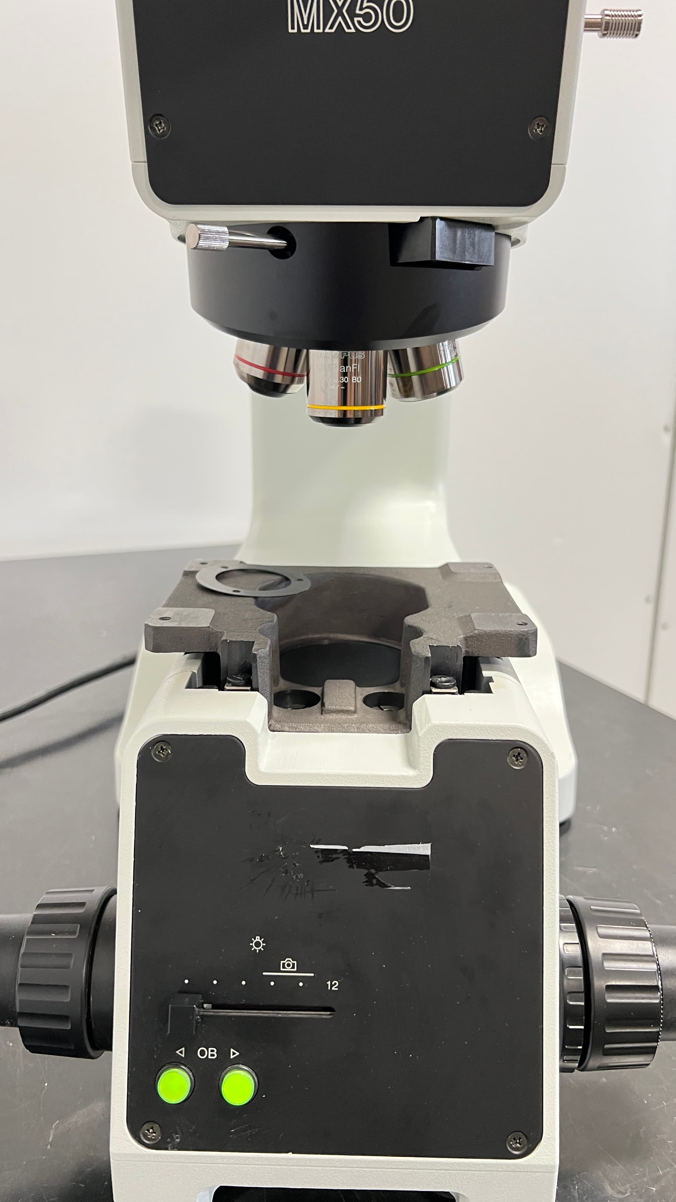 Olympus MX50A-F Reflected Light Brightfield and Darkfield Microscope