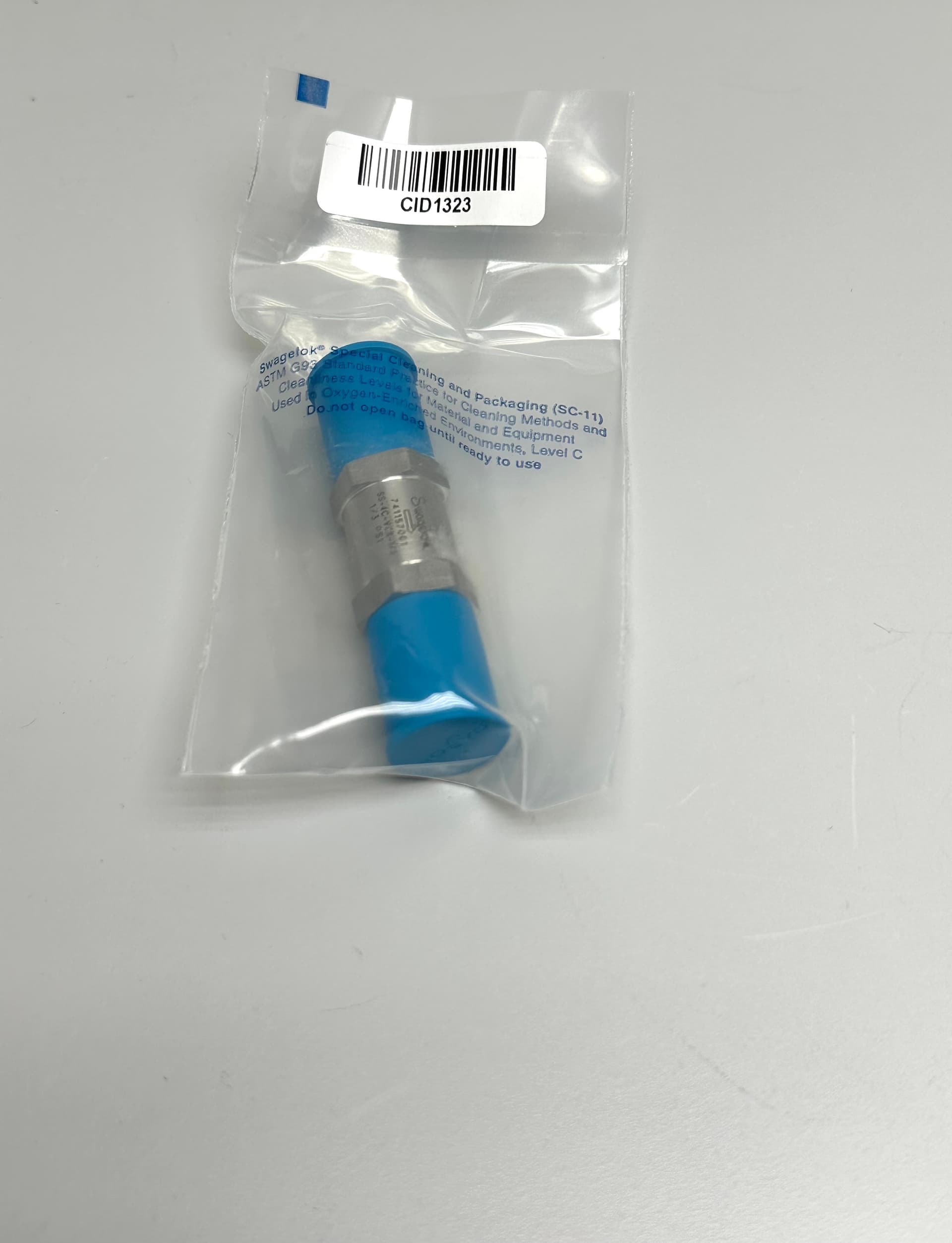 Swagelok SS-4C-VCR-1/3 Poppet Check Valve, 1/4 in. Swagelok VCR Face Seal Fittin