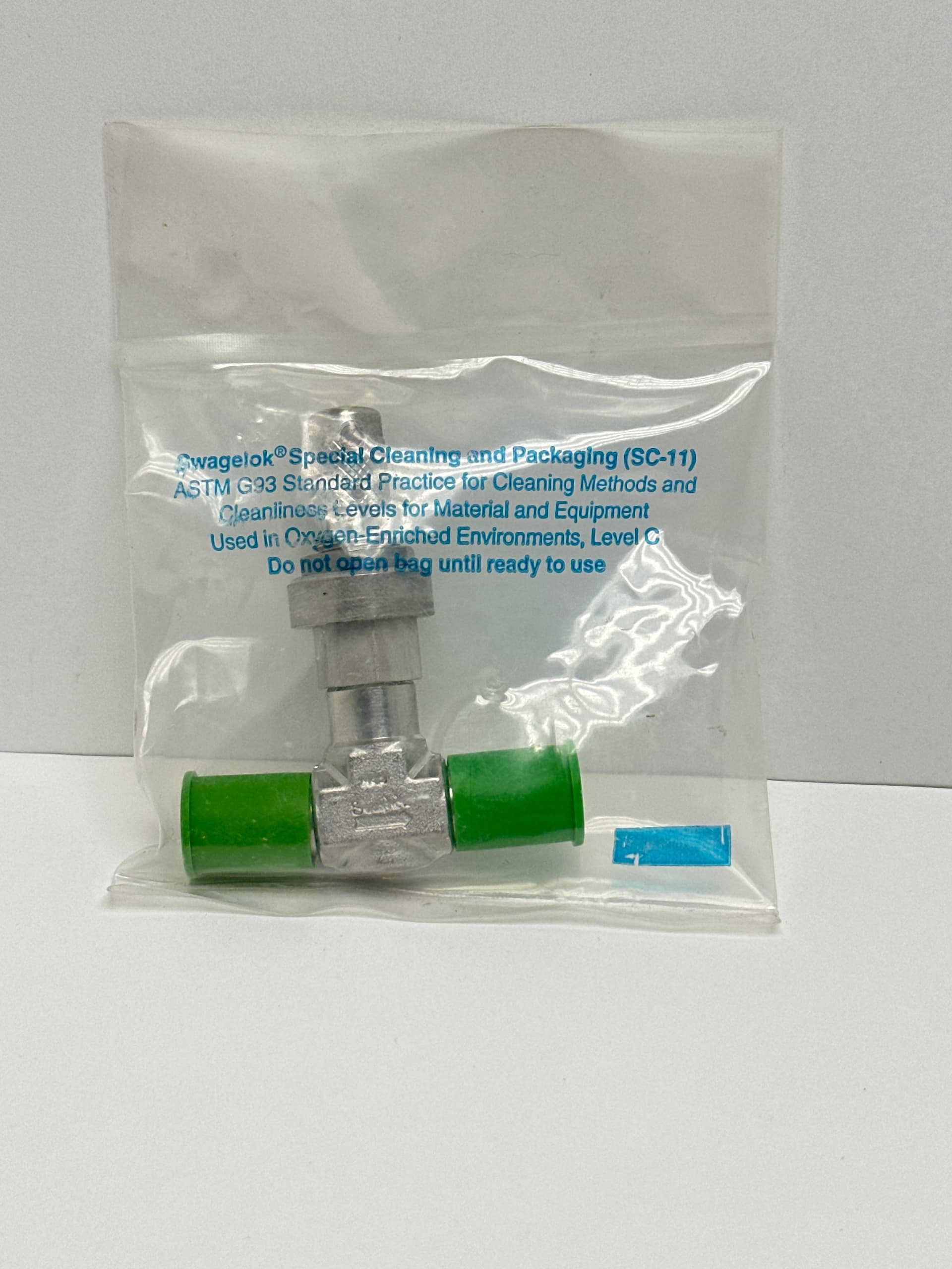 Swagelok SS-MGVR4 Metering Valve, 316 SS, 1/4 in Male VCR, Cv 0.03