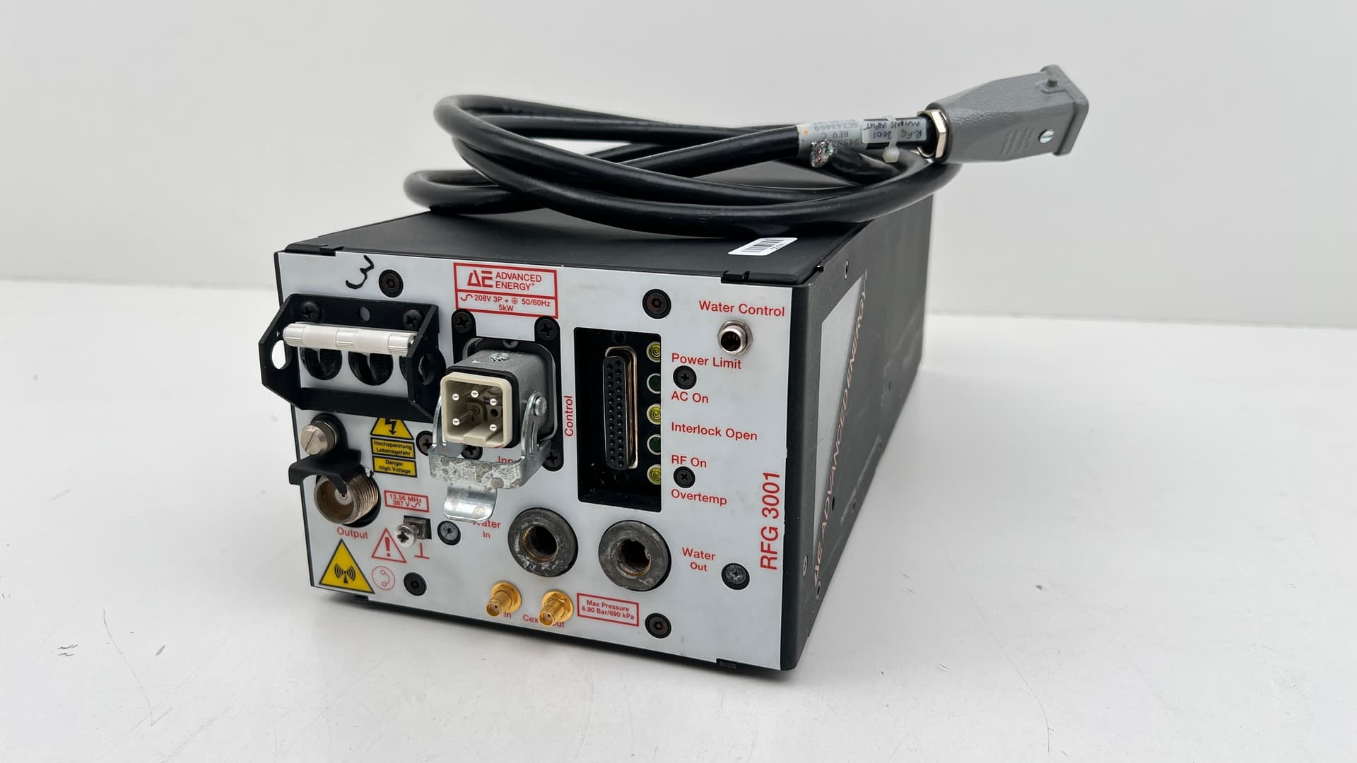 Advanced Energy RFG3001 3kW 13.56MHz RF Generator 3155089-003 Rev A